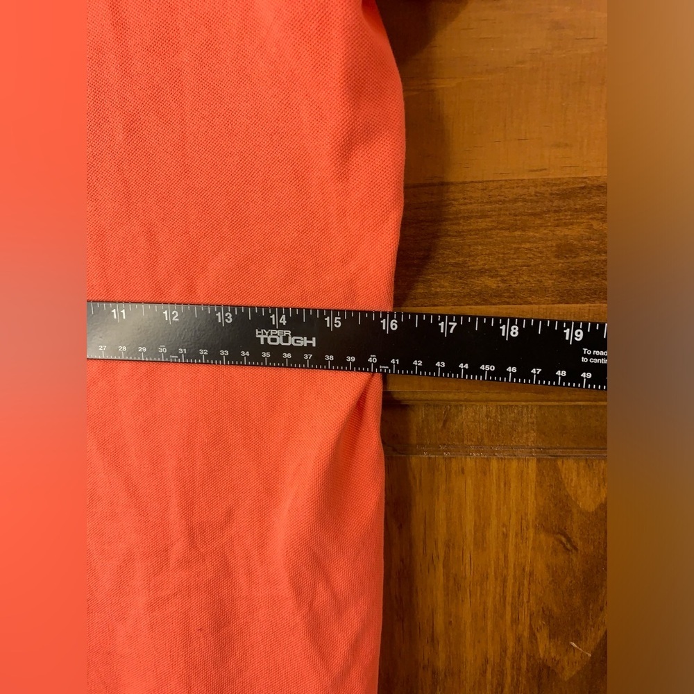 Women’s size medium, Lauren Ralph Lauren pink/peach polo with RLL design - Picture 4 of 4